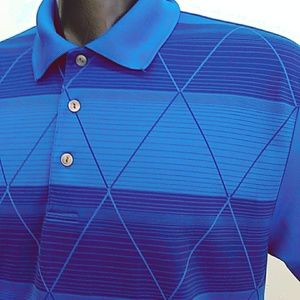 Ben HoganMensSize LGolf Polo ShirtBlue